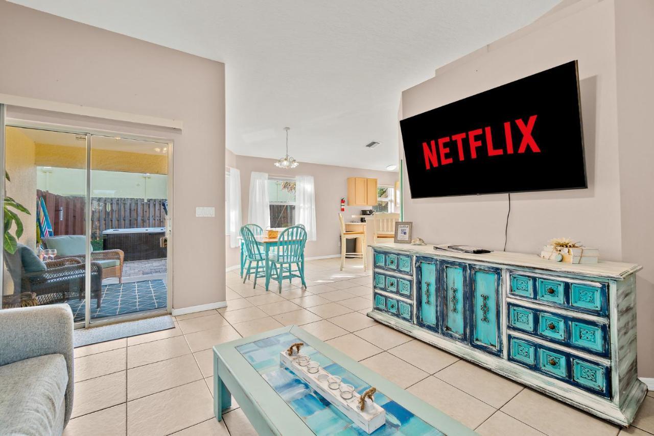 Sunset Serenity - 3Br Beach Townhome With Outdoor Patio - New Hot Tub, Steps To Ocean Fun! Melbourne Exterior photo