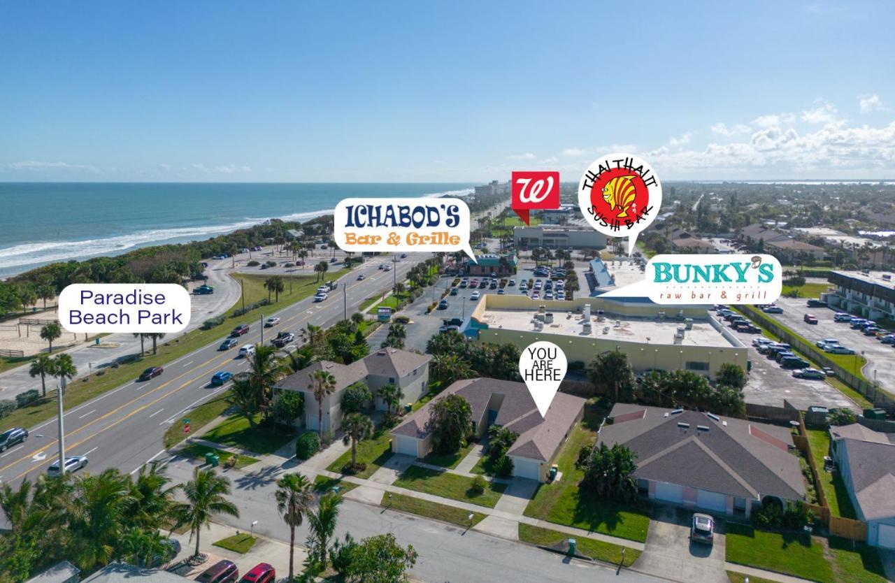 Sunset Serenity - 3Br Beach Townhome With Outdoor Patio - New Hot Tub, Steps To Ocean Fun! Melbourne Exterior photo